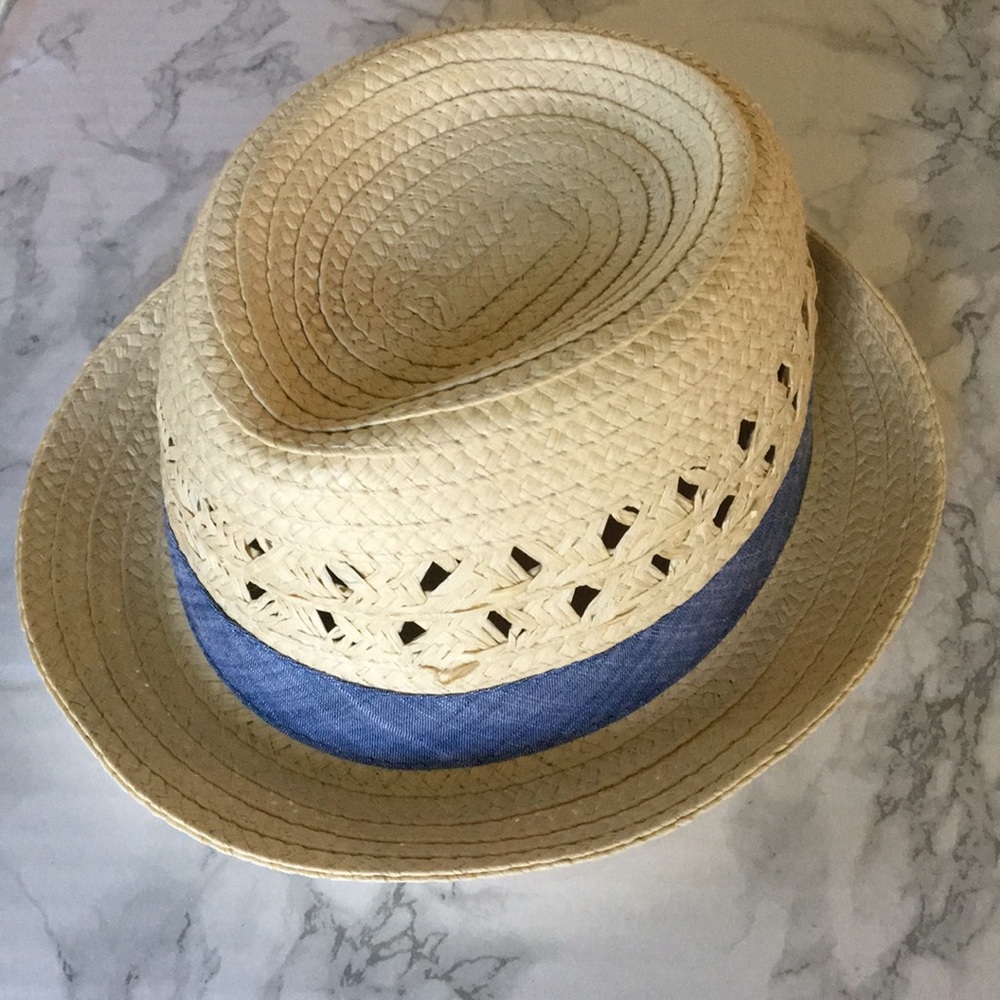 NWT Cherokee baby straw fedora